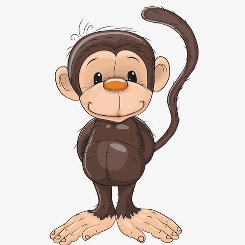 猴子卡通动漫头像可爱：朋友一生一起走