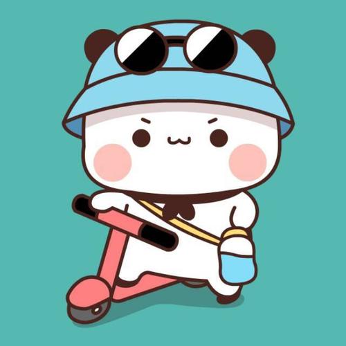 微信头像2022最新熊猫动漫：三七女生节