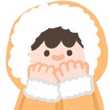 冬天漫画图片头像：天冷了能让你把冰凉的手放进他后背的肯定是真爱。