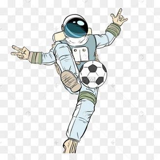 踢足球宇航员头像：希望你喜欢的是我