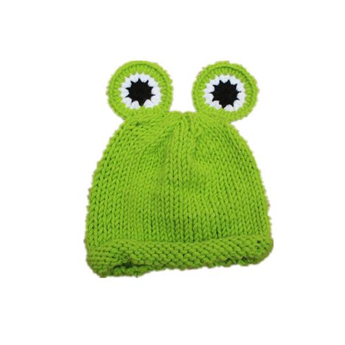 戴绿色的青蛙帽子女头像：314