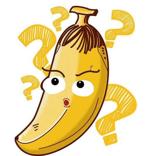 关于香蕉的动漫头像：很想一直喜欢你