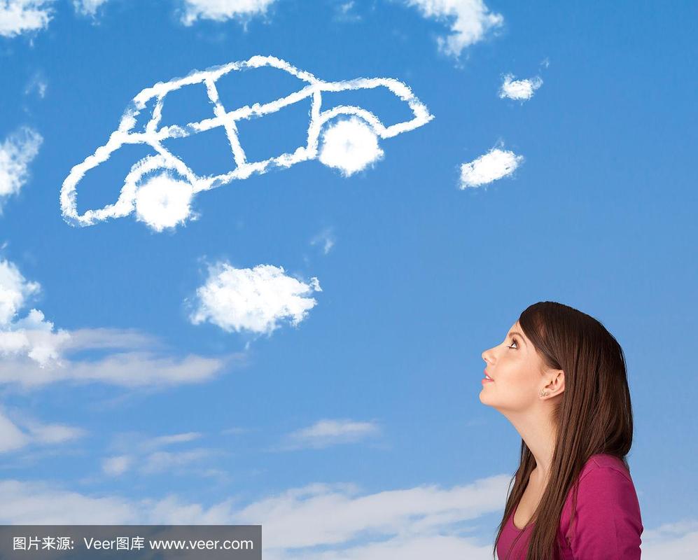 云彩汽车头像： 纵使生活中存在着千千万万个困难