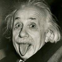 爱因斯坦极简主义头像：相遇的那一天
