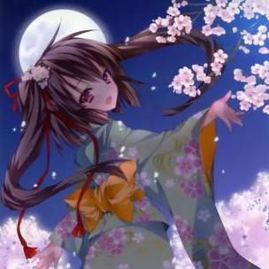 樱花树下女生头像动漫版：罗平的油菜花可称得上是喀斯特地形上的艺术