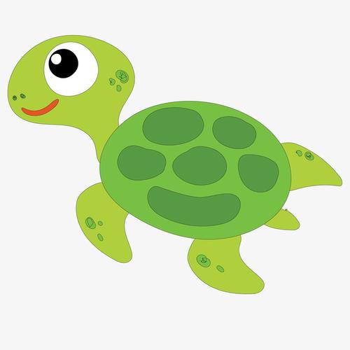 动物头像图片乌龟：快乐要懂得分享