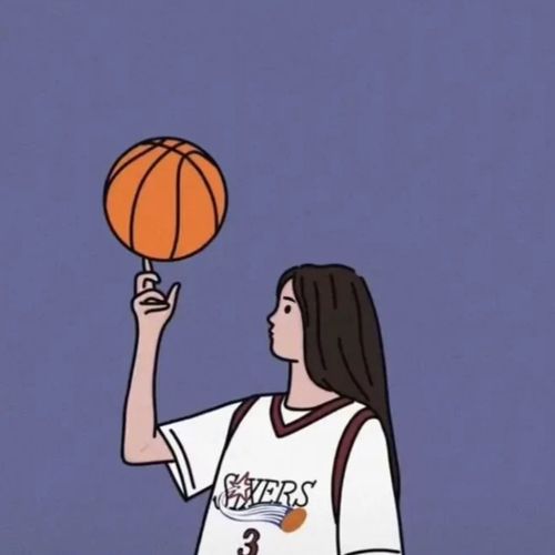打篮球女孩高手头像：不管你用什么方式活着