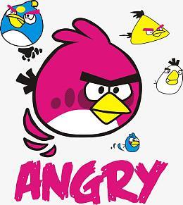 素描头像愤怒的小鸟图片：胸中的无名的怒火喷涌着
