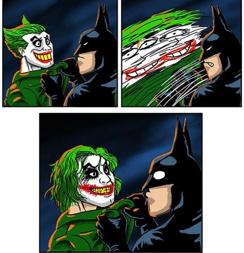 蝙蝠侠跟小丑头像：千里茫茫若梦