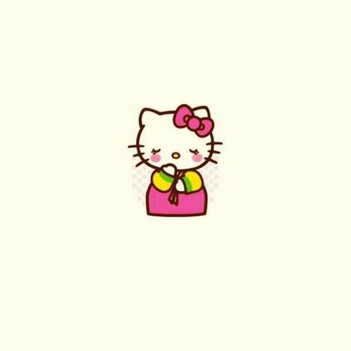 hellokitty恶搞头头像：Live beautifully, dream passionately, love completely.