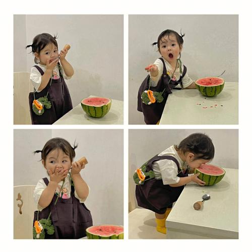 小孩子吃西瓜头像真人图片： 你应该是一场梦