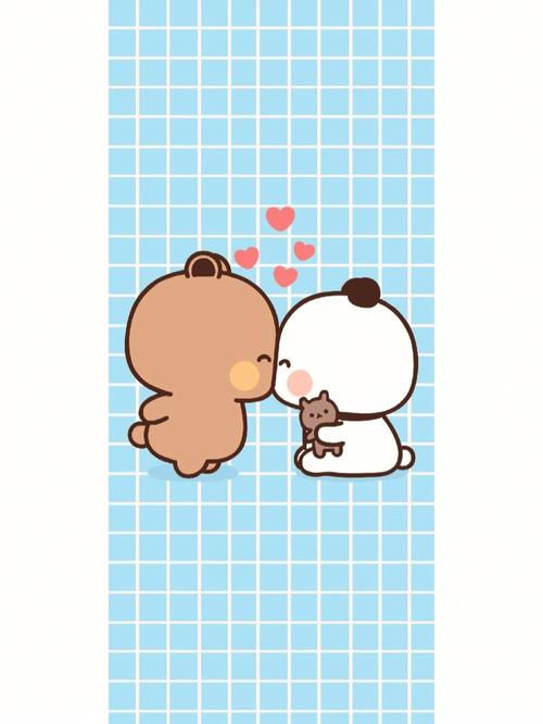 情侣头像抱着小熊猫： 我充满了野心却也想要抱着你。
