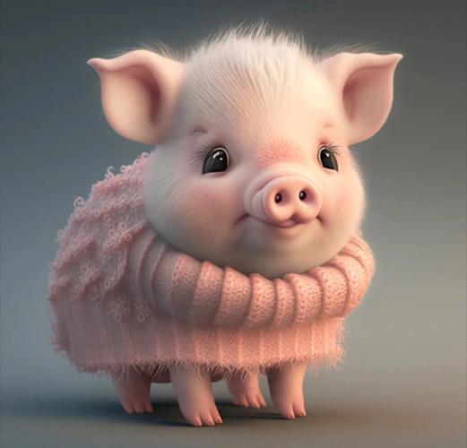 欢乐猪猪头像：你的人生就像个衣架子