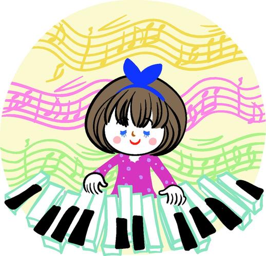 幼儿弹钢琴的头像：真心体味幼教事业之美