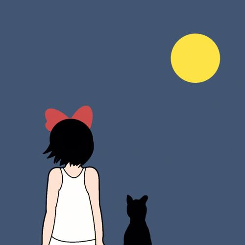 女生抱猫咪背影头像图文版：被特别在乎的人忽略
